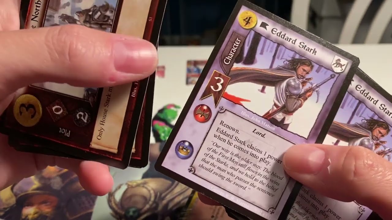 A game of thrones ccg premium starter (Westeros block)