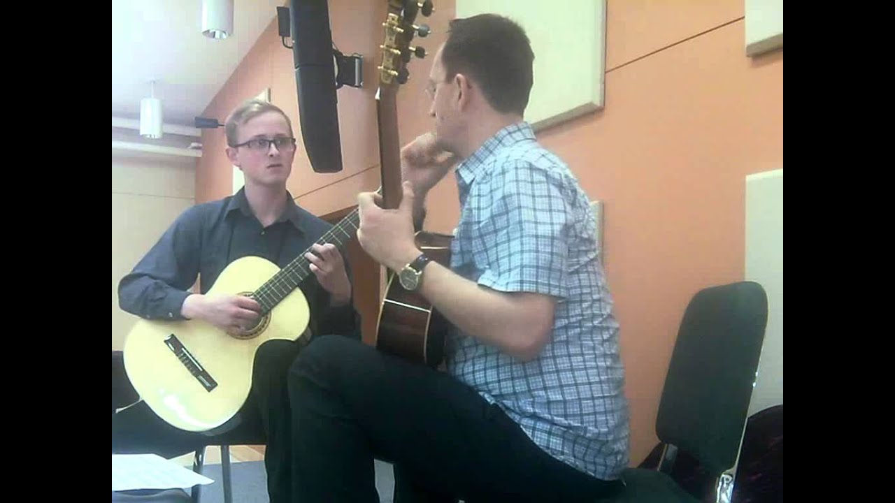 Denis Azabagic teaches Elogia de la Danza  Lento by L  Brouwer