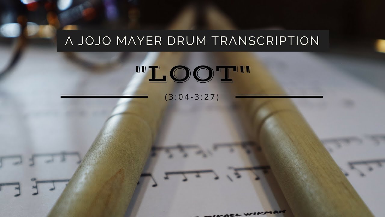 Drum lesson #2 - A Jojo Mayer drum transcription