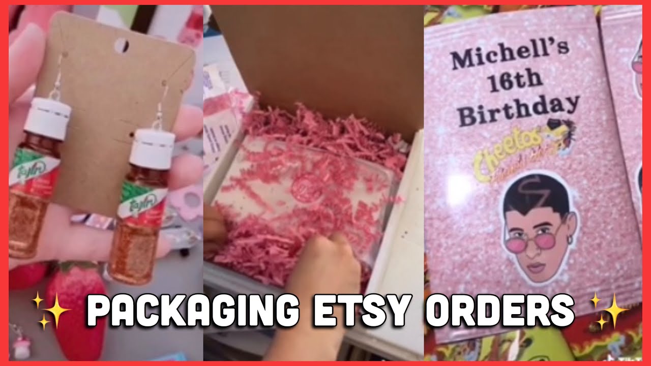 Packaging Etsy Orders ❤️ TikTok Compilation