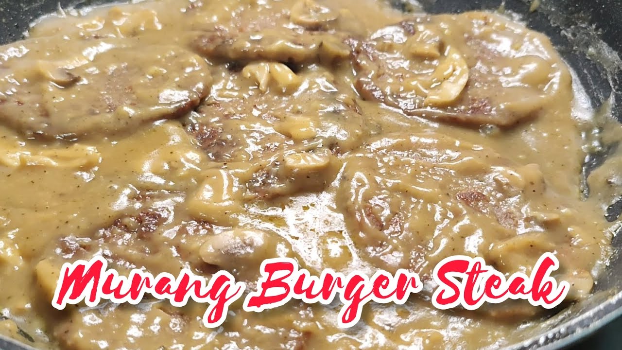 Murang Burger Steak | Murang Ulam Recipe | Lutong Pinoy