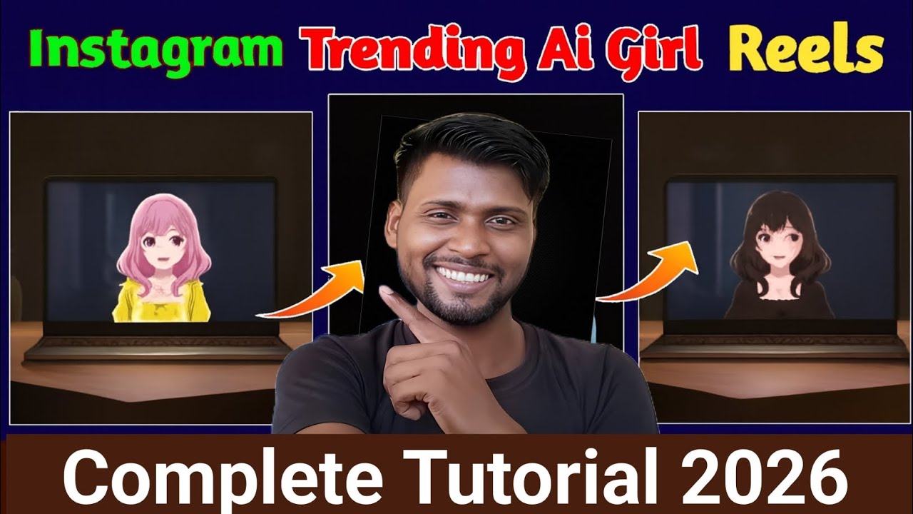 Instagram Trending AI Girl Reels Kaise Banaye | Full Tutorial 2026 | AI Reels Viral Trick