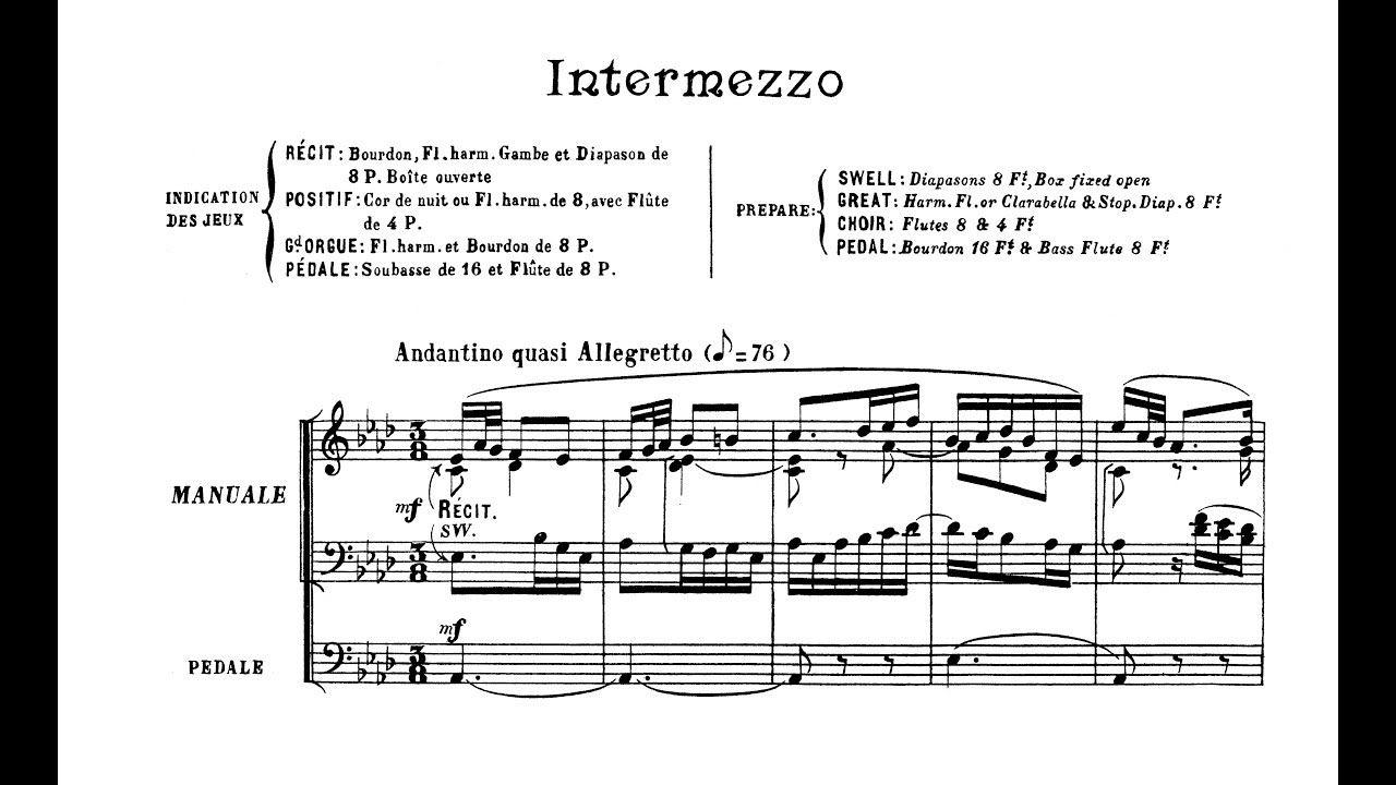 Guilmant: Intermezzo op. 90 Nr. 9
