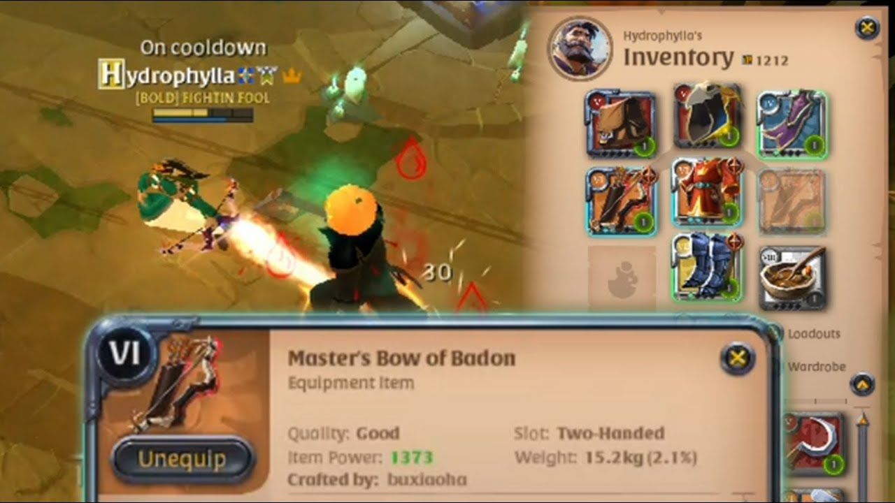 Albion Online | Allhallows Descends | Solo Dungeon And Group Dungeon | Bow of Badon Support Gameplay