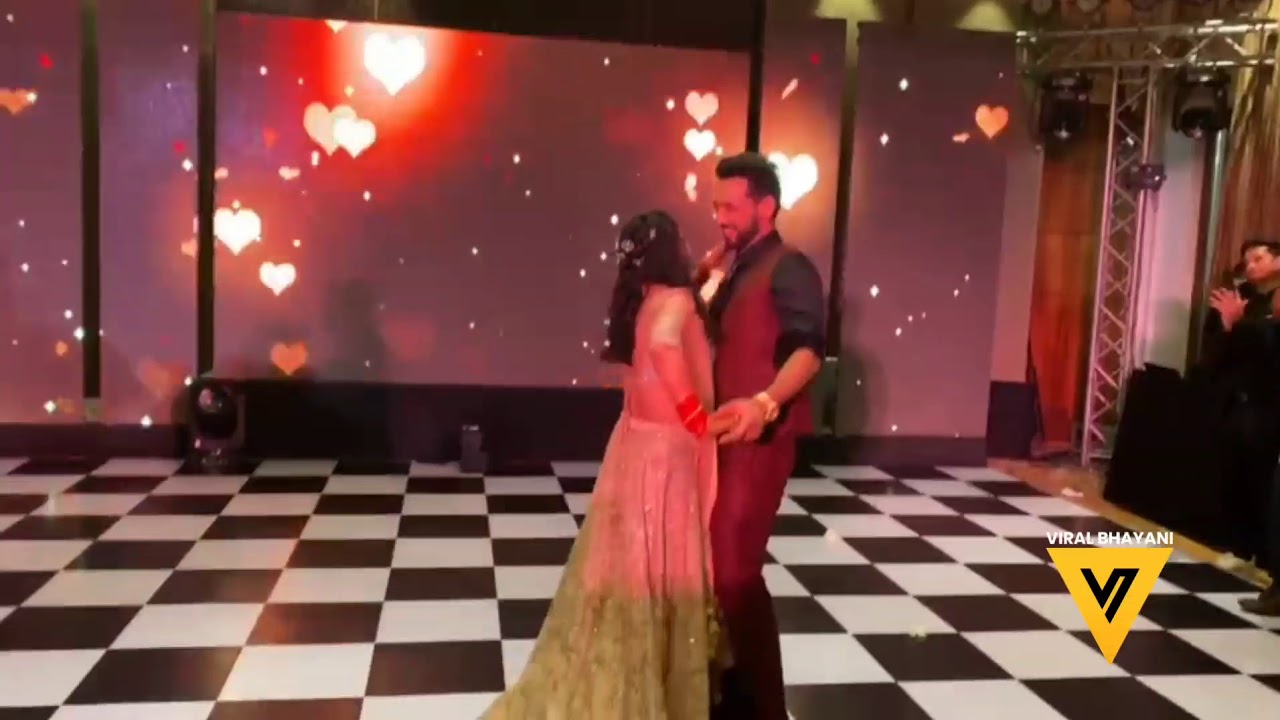 Exclusive: Romantic moments from Punit J Pathak wedding reception 😍 ❤