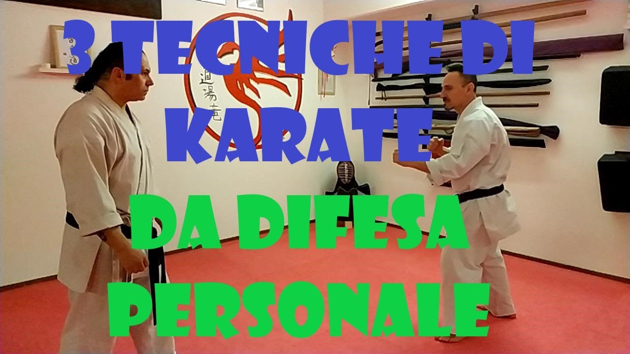 3 TECNICHE DI KARATE PER DIFESA PERSONALE