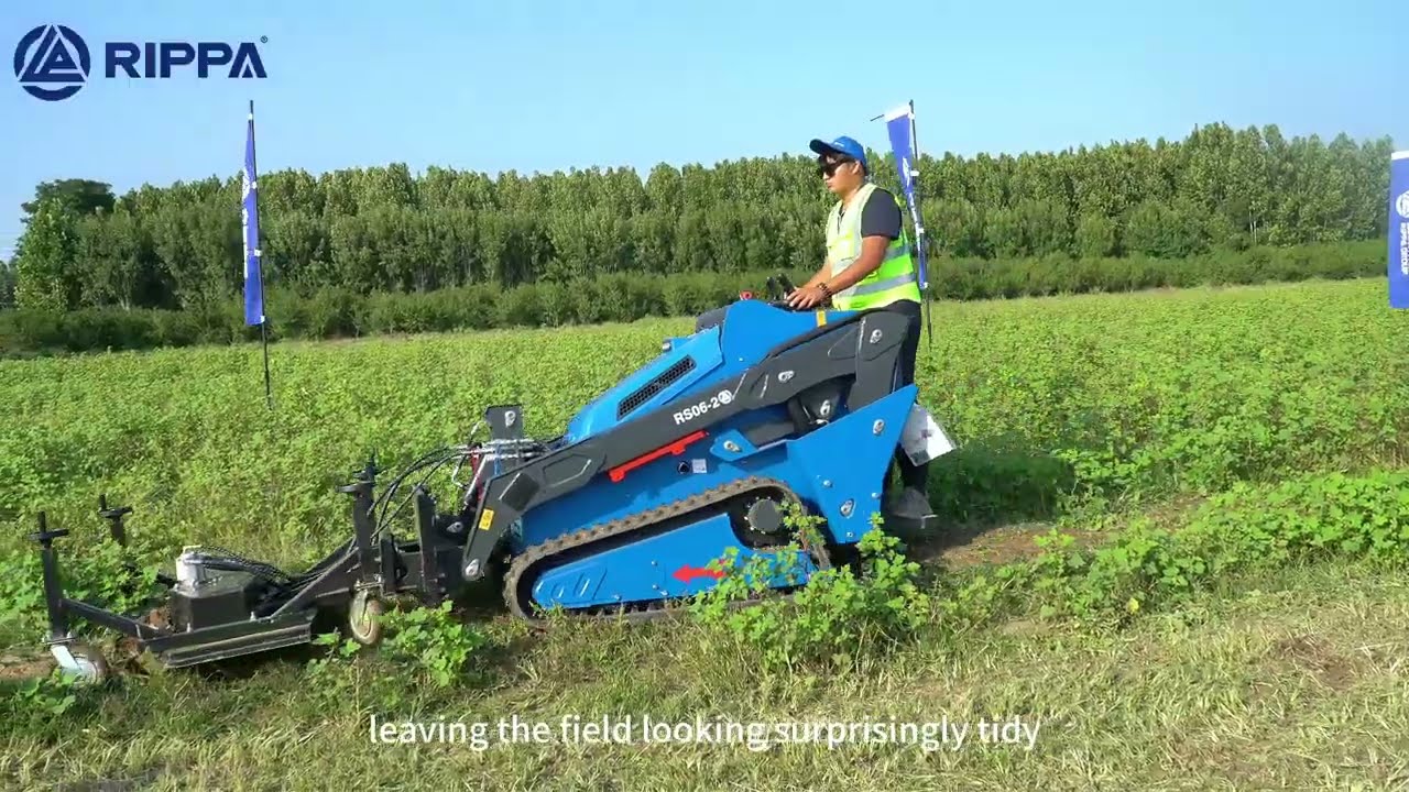 RS06 Skid Steer Real‑World Shakedown: Mud Run, Trailer Rescue, Mowing + Clearing#rippa #skidsteer