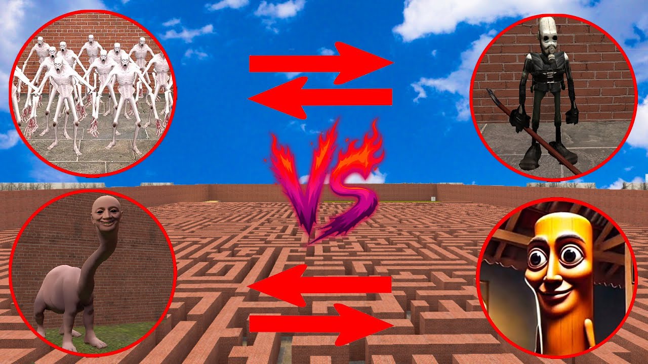 Best of SCP-096 VS  WE SWAM TOO FAR IN VS TUNG TUNG TUNG SAHUR In Garry's Mod #20