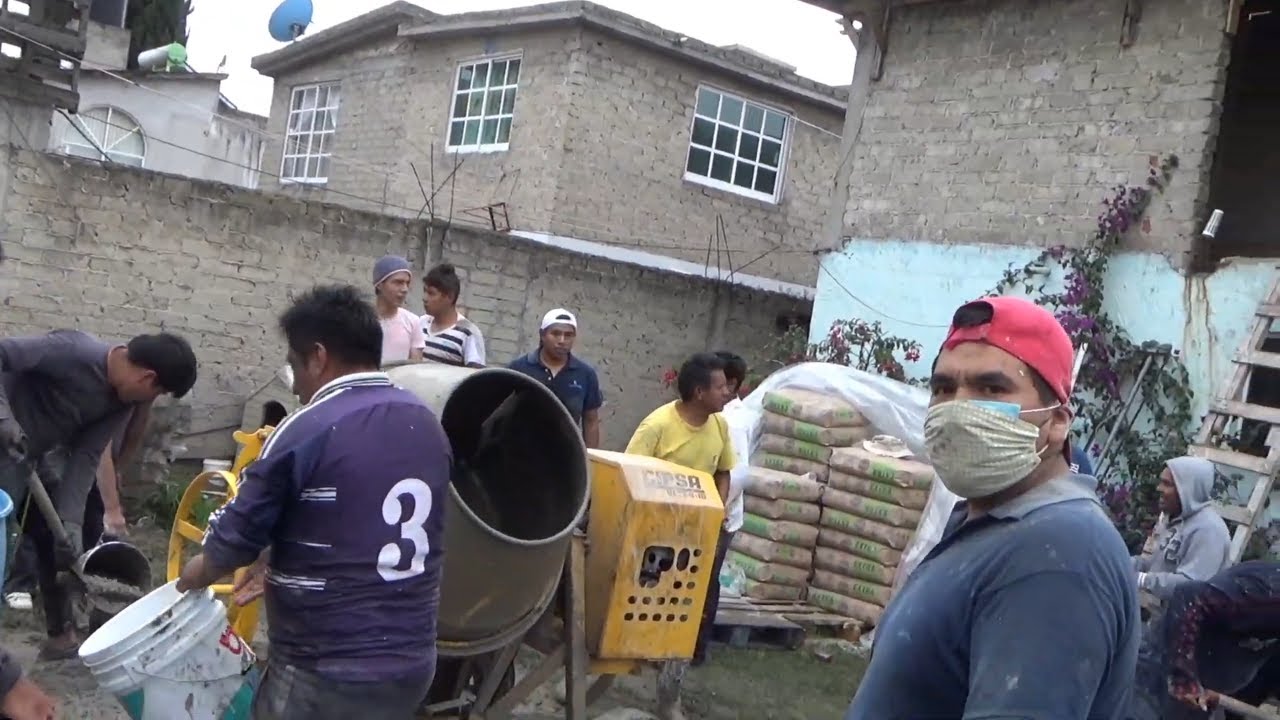 Colando Una Losa en Toluca con Final Feliz