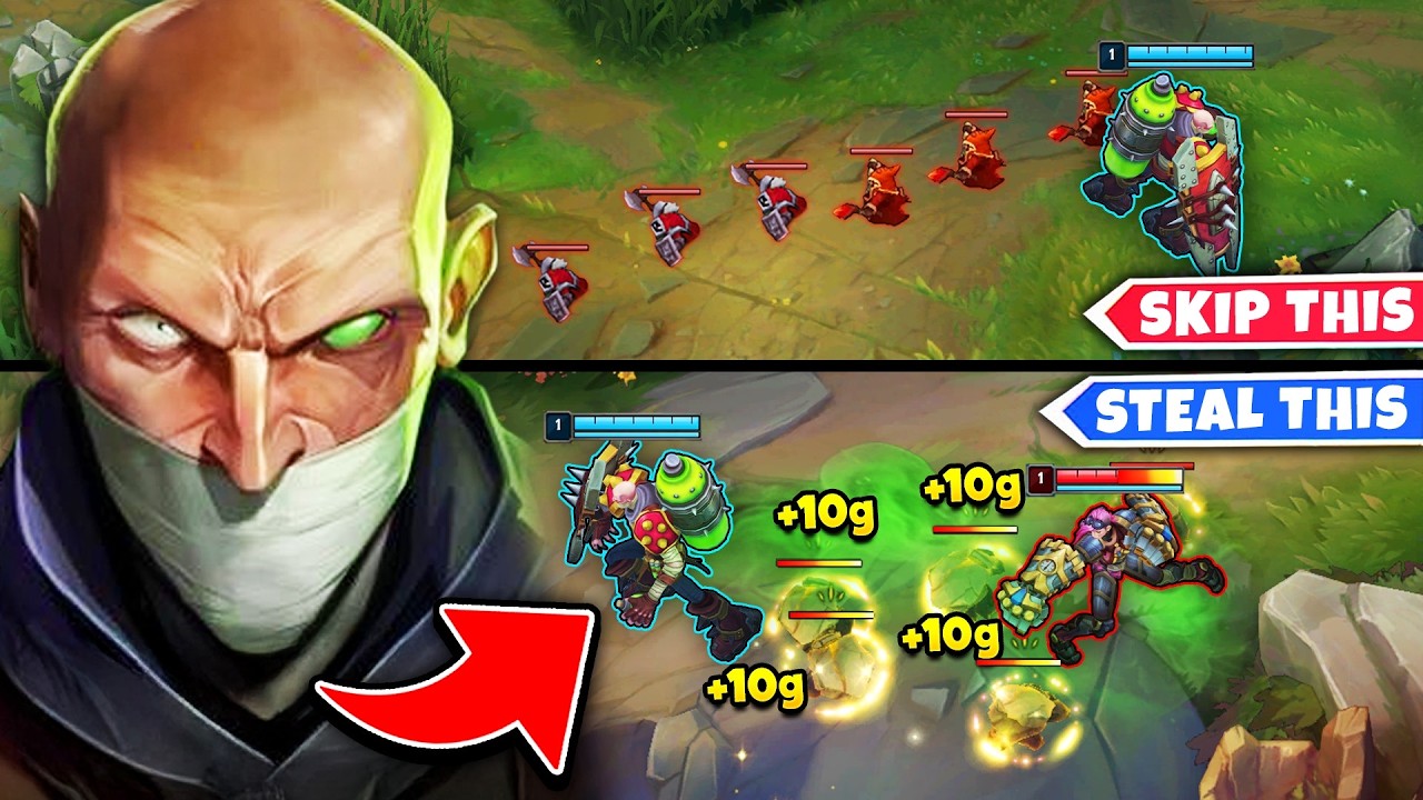 Why SKIPPING the first wave on Singed is actually big brain... (STEAL THEIR KRUGS)