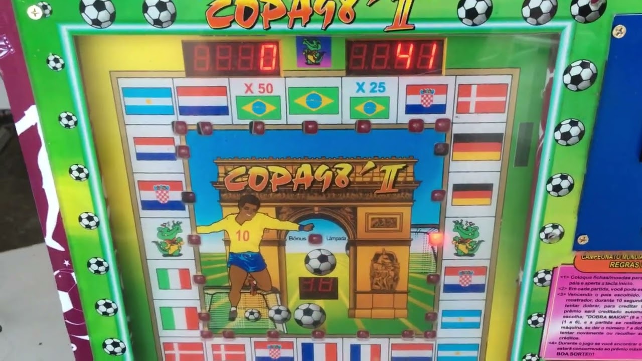 MAQUINA DE JOGO COPA 98