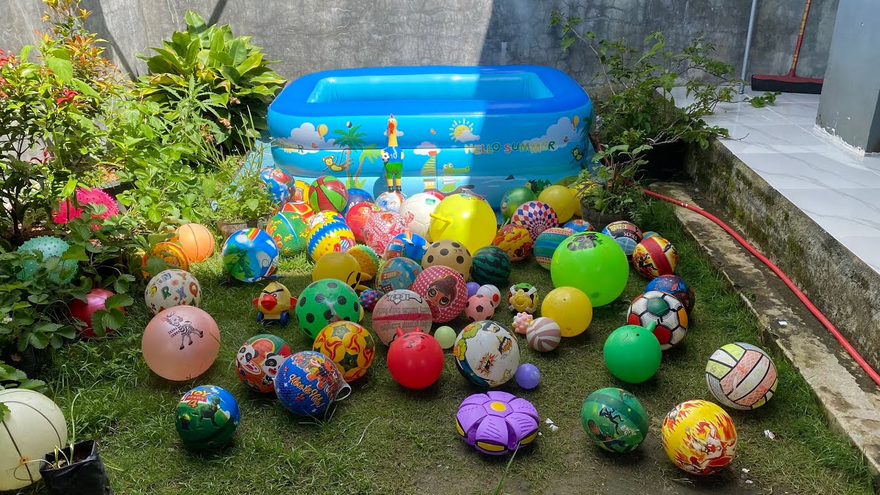 Mencari bola basket, Mengumpulkan bola bola, bola sepak ⚽️, bola karakter bola warna warni 