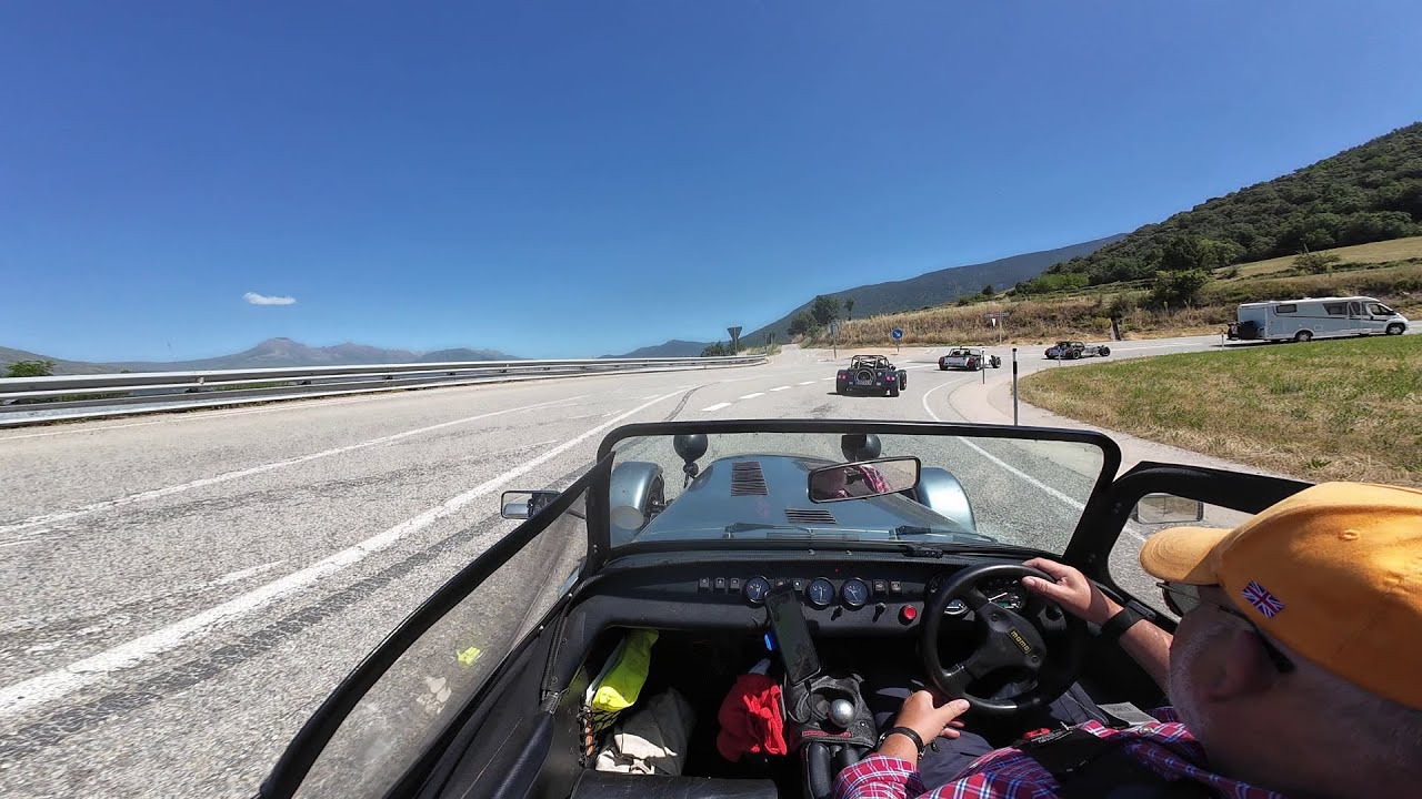 Caterham tour of Pyrenees 2025