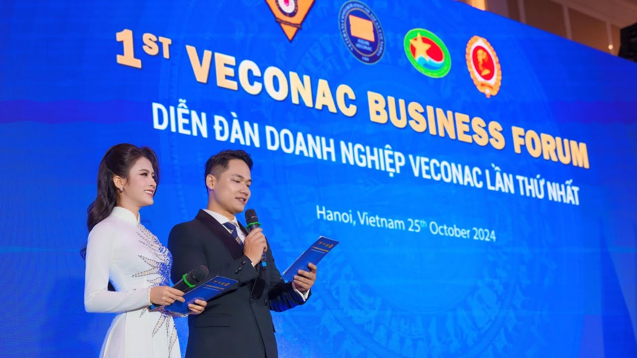 MC tiếng Anh - Diễn đàn Kinh tế VECONAC | MC LÂM HƯỜNG