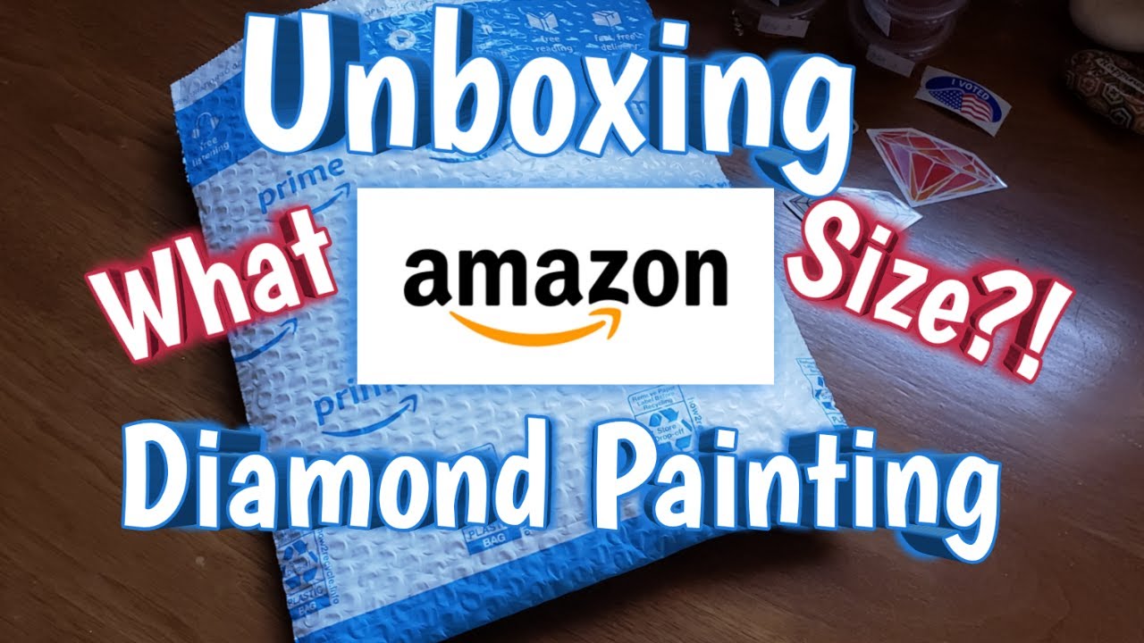 Sorta Disappointing Amazon Diamond Painting Unboxing😕