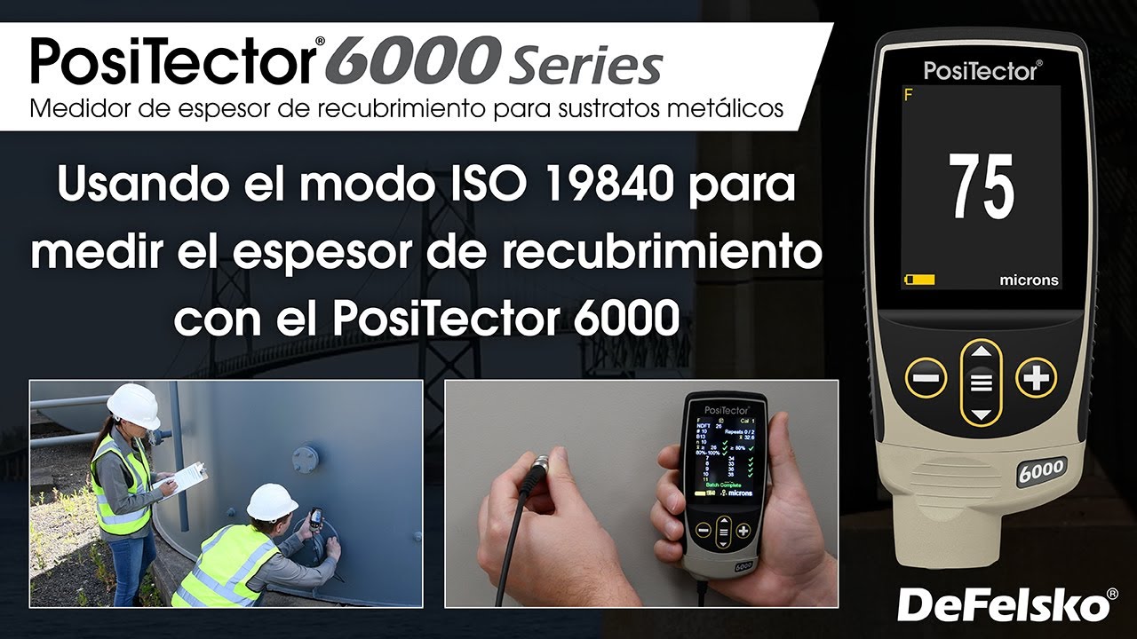 PosiTector 6000 ISO 19840 Español