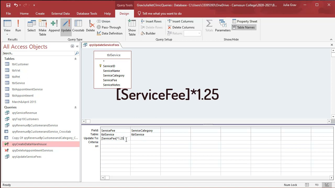 Access - Update Query