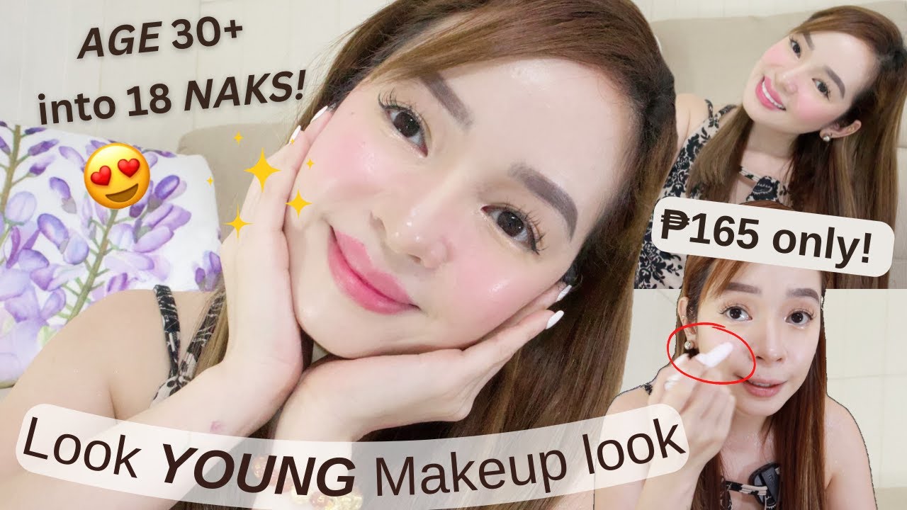 AGE 30+ into 18 Yrs Old Naks! PINKISH GLOW, Secret KO sa USONG makeup LOOK REVIEW (fresh look)💗