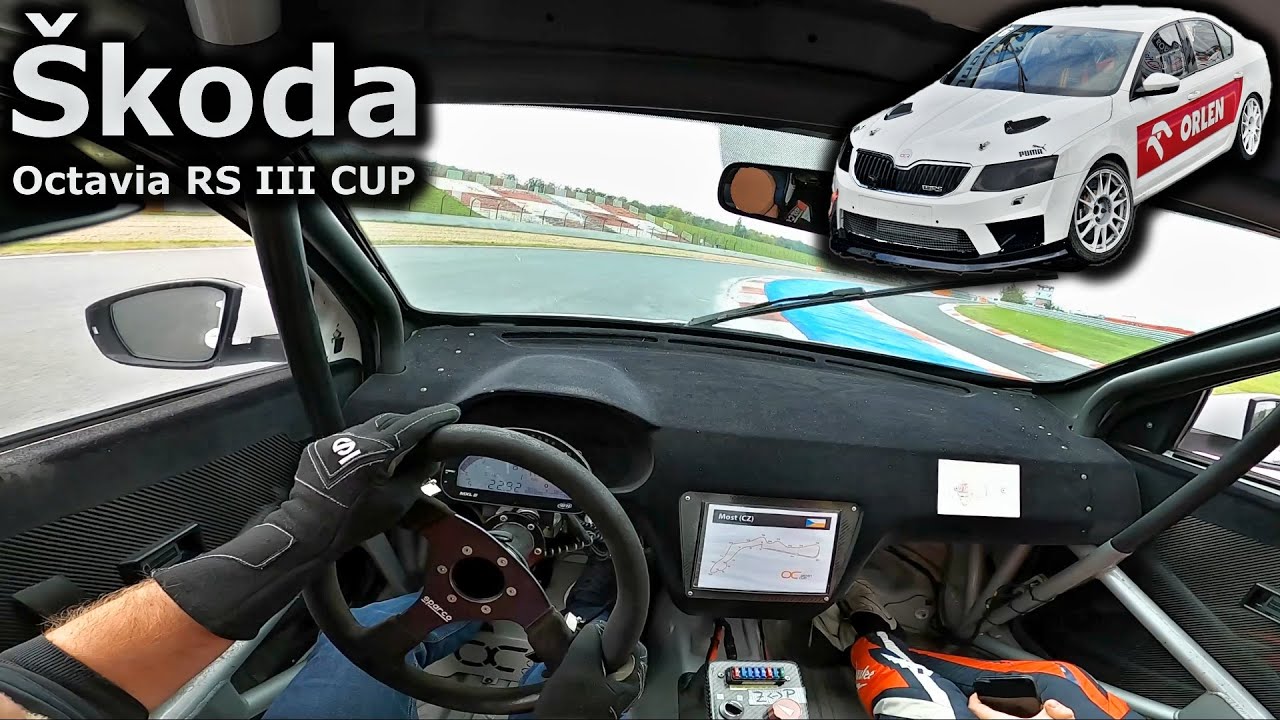 Surviving a Soaked Race Track | Škoda Octavia RS CUP Onboard POV (Raw Sound)