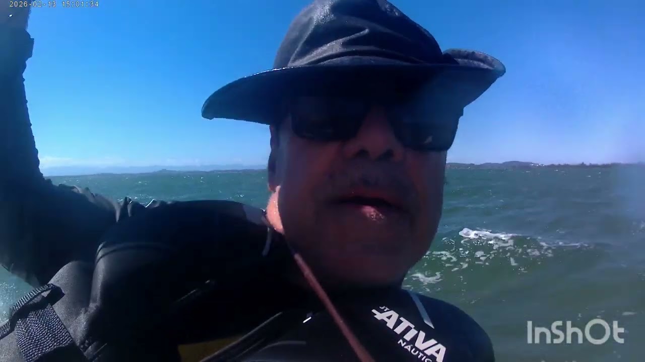 Velejada no ventão com HC 16 Edoardo Celone e Edison Jr