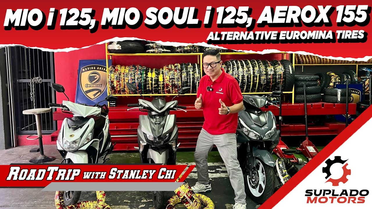 Euromina Tires for Mio i 125, Mio Soul i 125 & Aerox 155