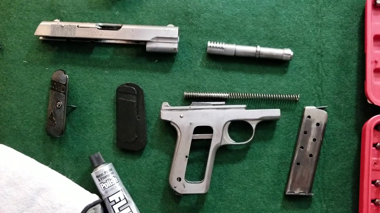 Colt 1903 Pocket Hammerless : Disassembly, Cleaning, and Polishing : Episode 2
