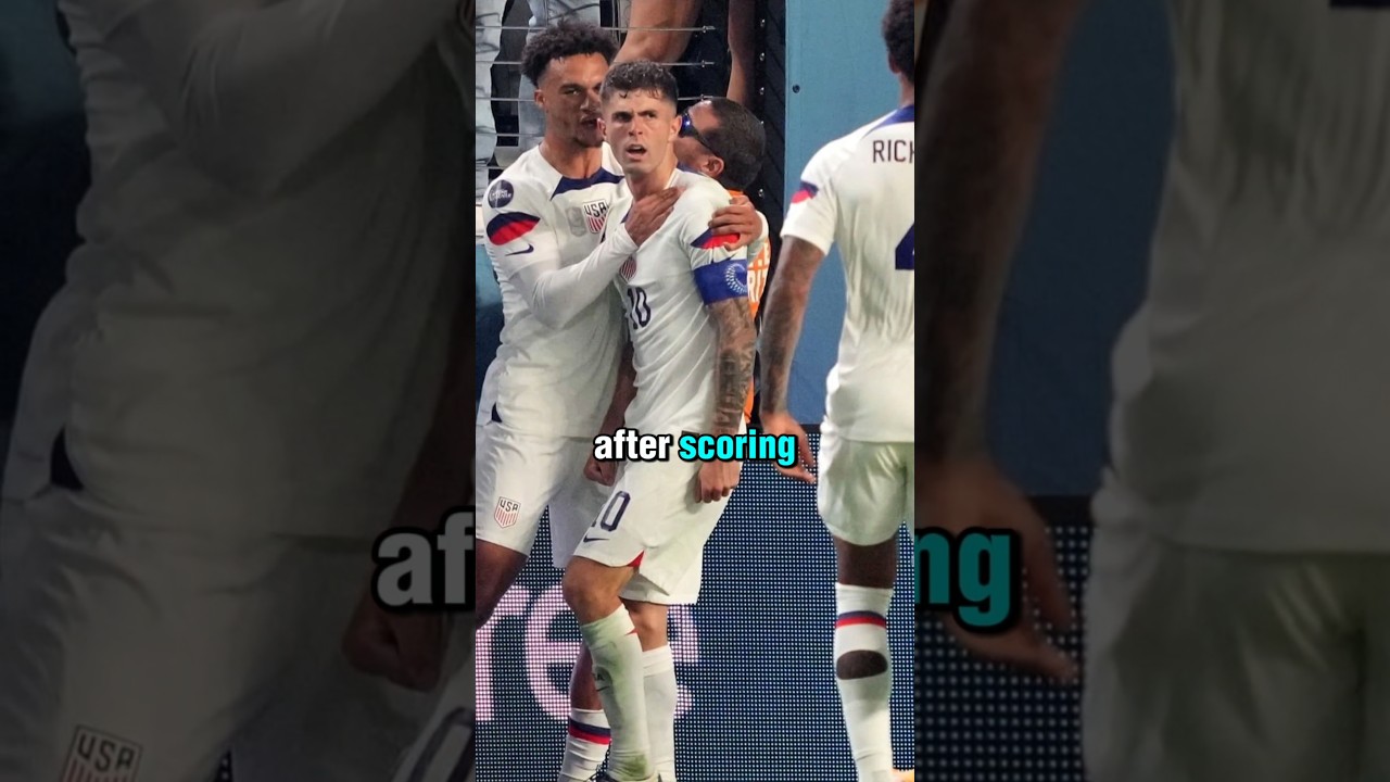 Christian Pulisic performs 'Donald Trump dance' celebration after USMNT goal.