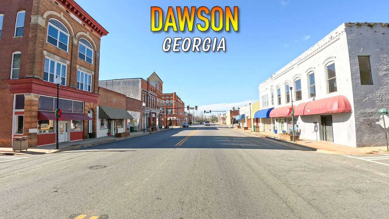 Dawson Georgia Driving Through