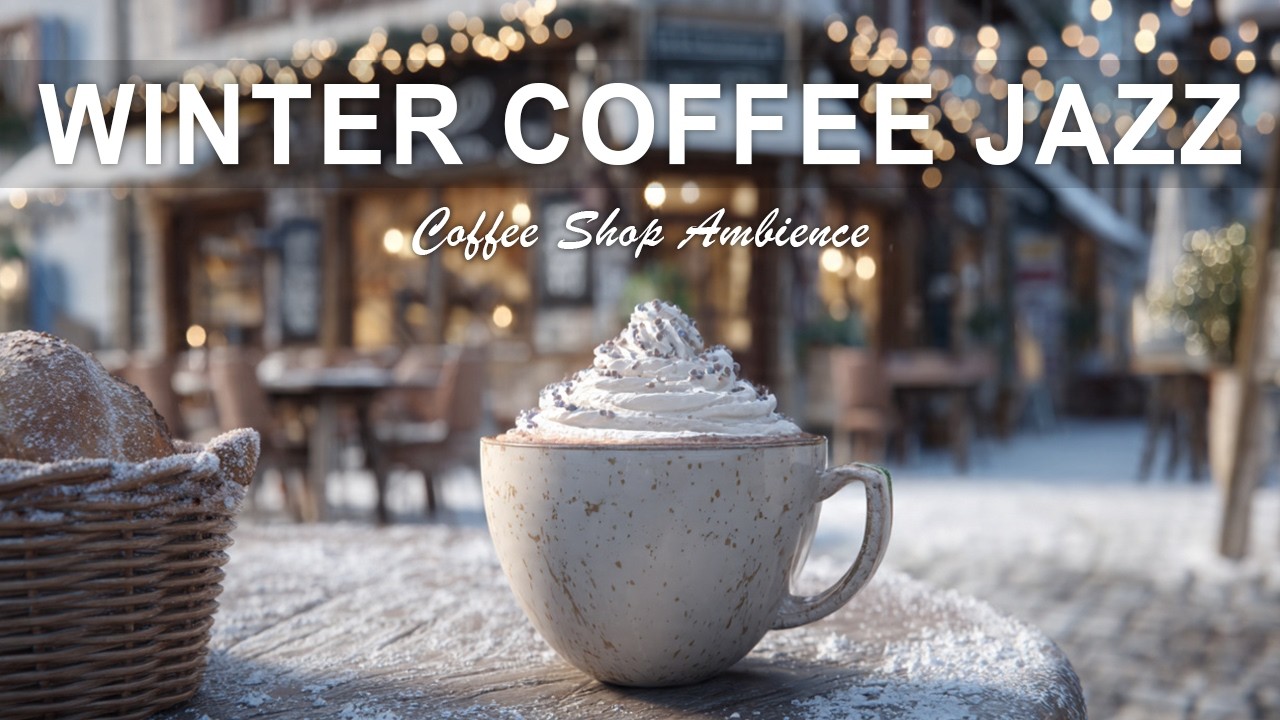 Winter Coffee Jazz ☕❄️ | Calm Roast Coffee – Cozy Winter Café Ambience