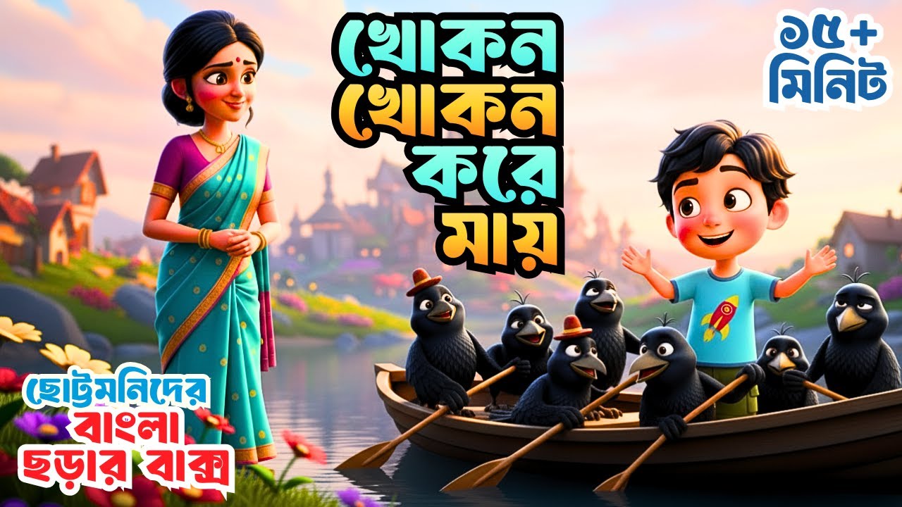 Khokon Khokon Kore Mai | খোকন খোকন করে মায় | Bengali Kids Songs | বাংলা কার্টুন | Totomoni Rhymes