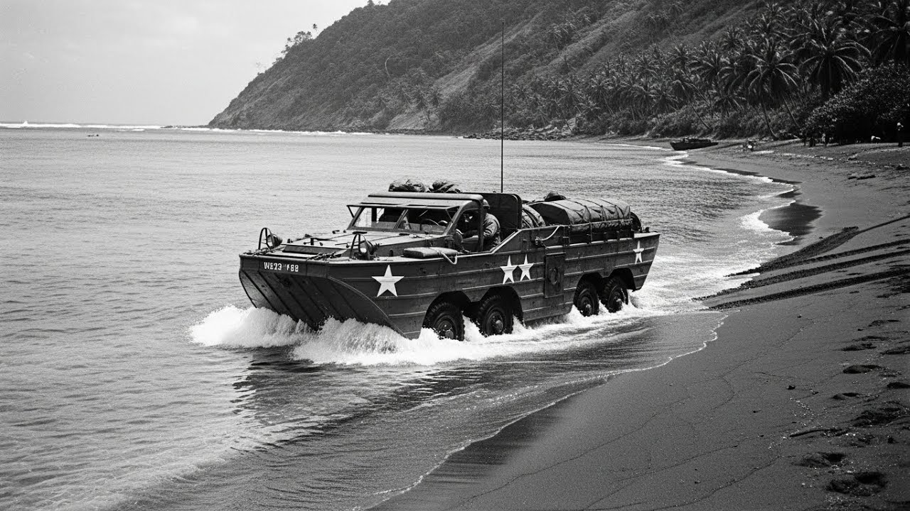 DE CE AMFIBIENII AMERICANI DUKW MERGEAU PE ORICE TEREN, IAR BĂRCILE JAPONEZE EȘUAU