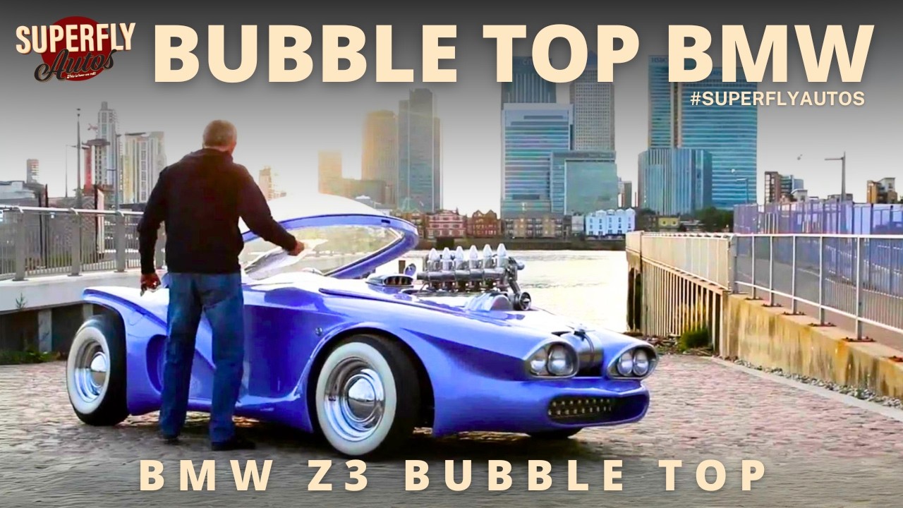 BMW Z3 Bubble Top custom car 'Cosmotron' built by Paul Bacon.