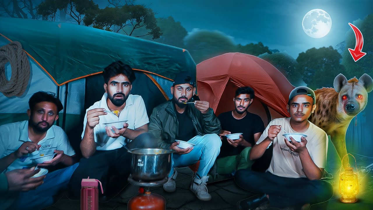 Night Camping In Dangerous Jungle - खतरनाक जानवर से सामना हो गया | मरते मरते बचे 😱