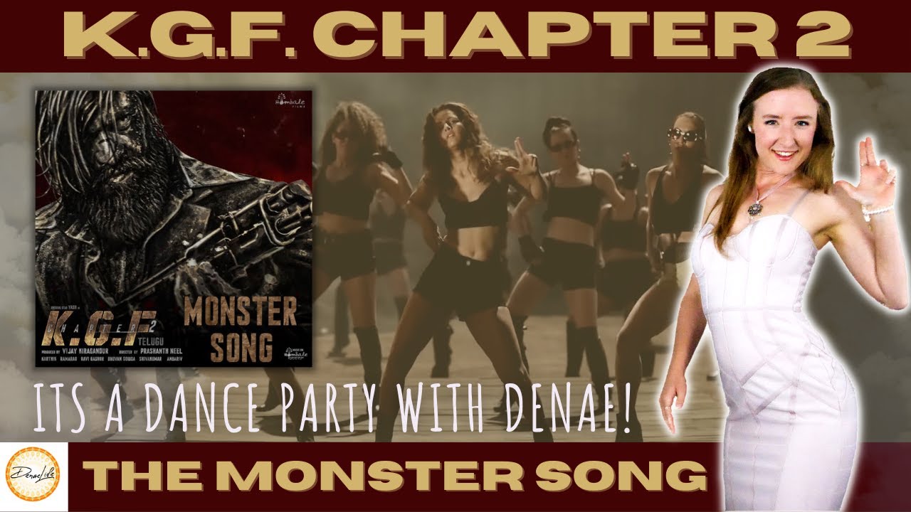 American Girl Reacts to The Monster Song - KGF Chapter 2 | Adithi Sagar | Yash | DenaeLife Reaction