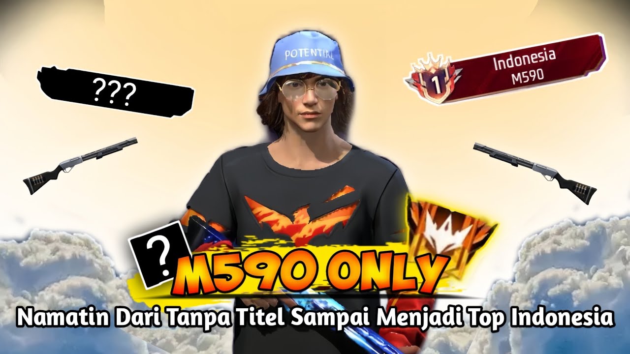 Ngejar Poin Senjata Baru Sampai Menjadi Top Indonesia M590 - BR Ranked