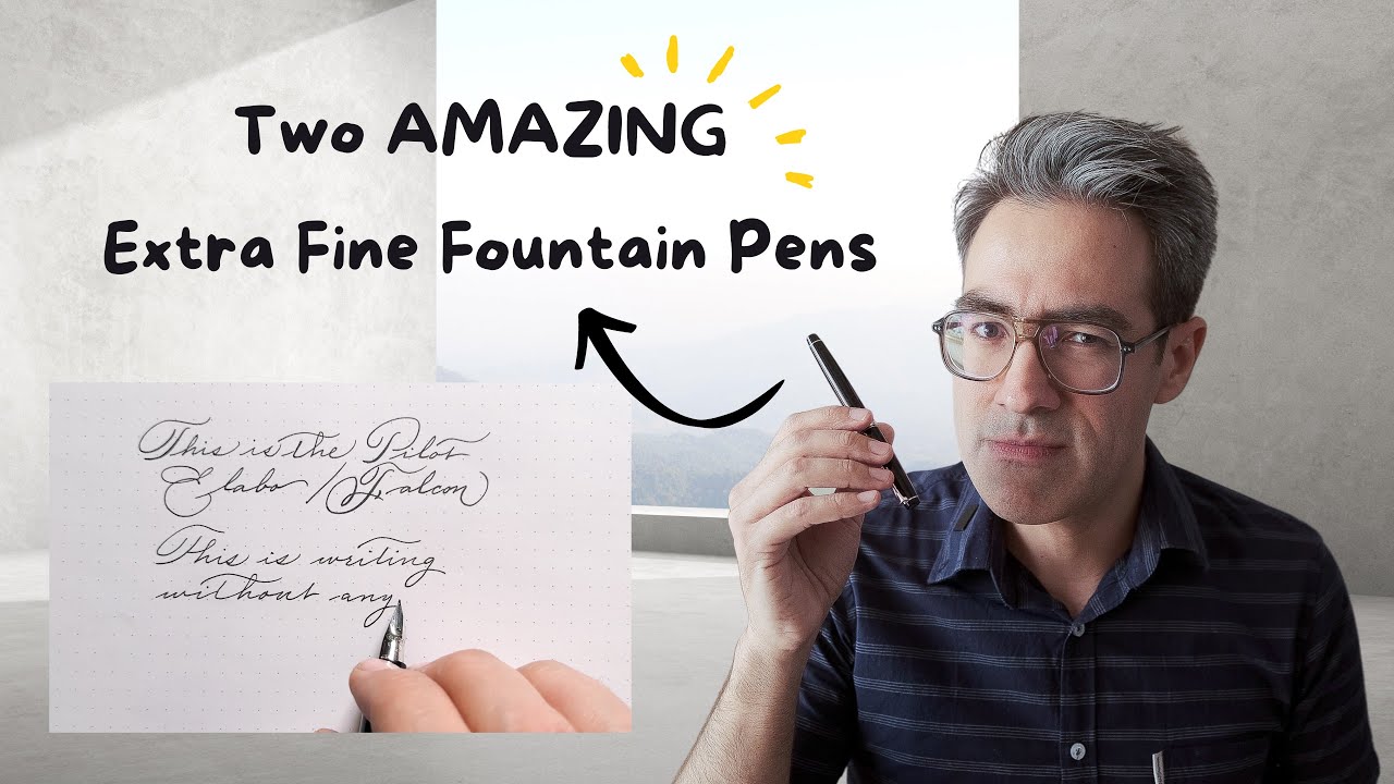 Writing With the Pilot Falcon - Elabo SEF vs the Kakuno EF - a Hands-on Comparison