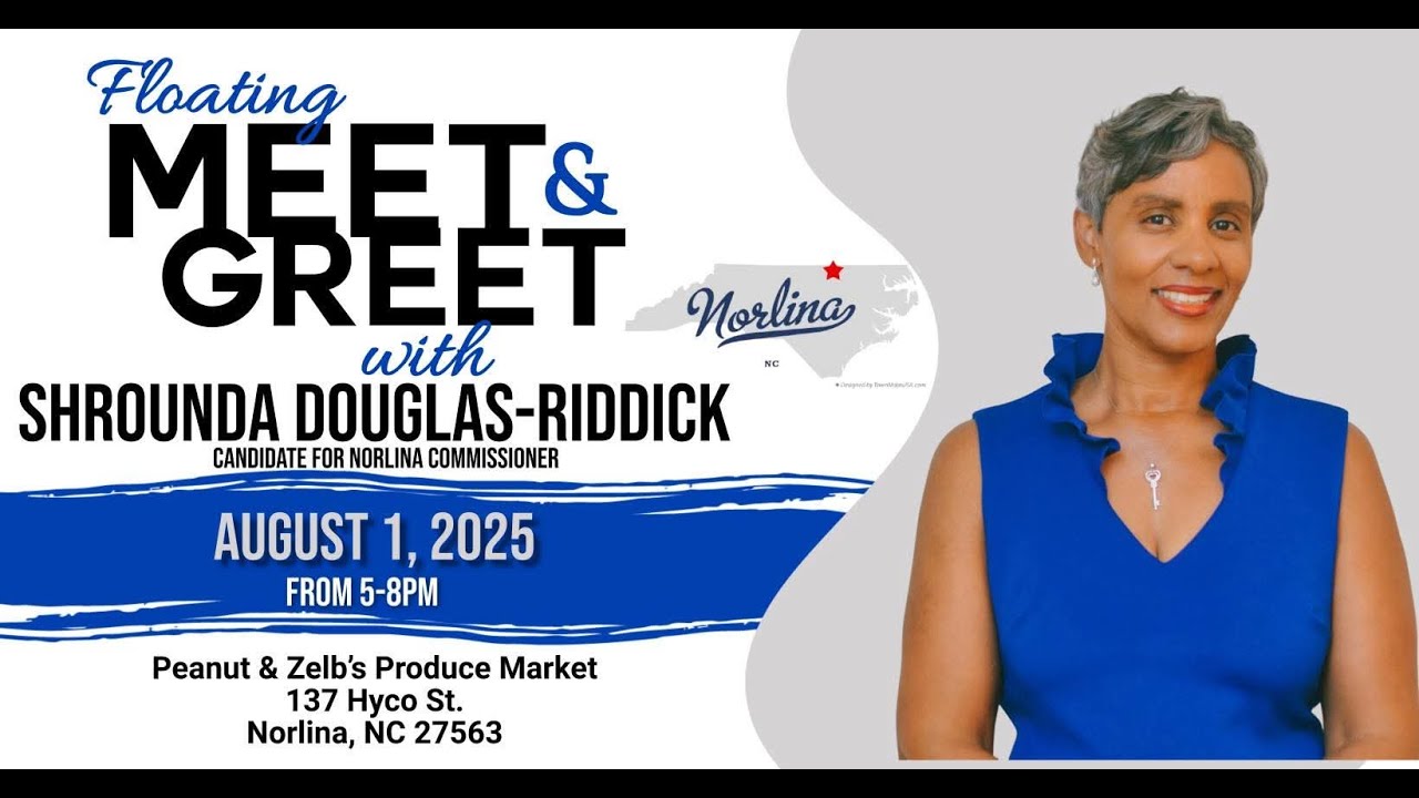 Shrounda Douglas-Riddick Meet and Greet Norlina Commissioner | Warrenist TV