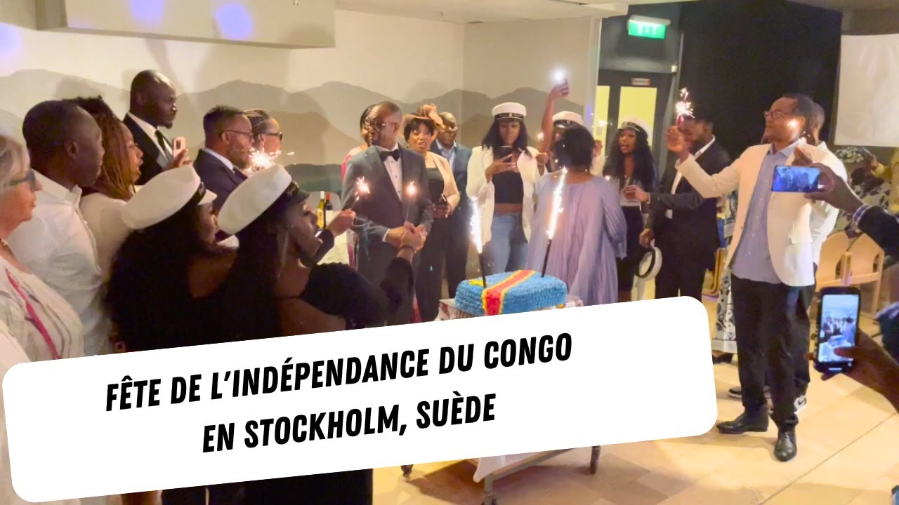 FÊTE DE L'INDÉPENDANCE DU CONGO EN STOCKHOLM, SUÈDE