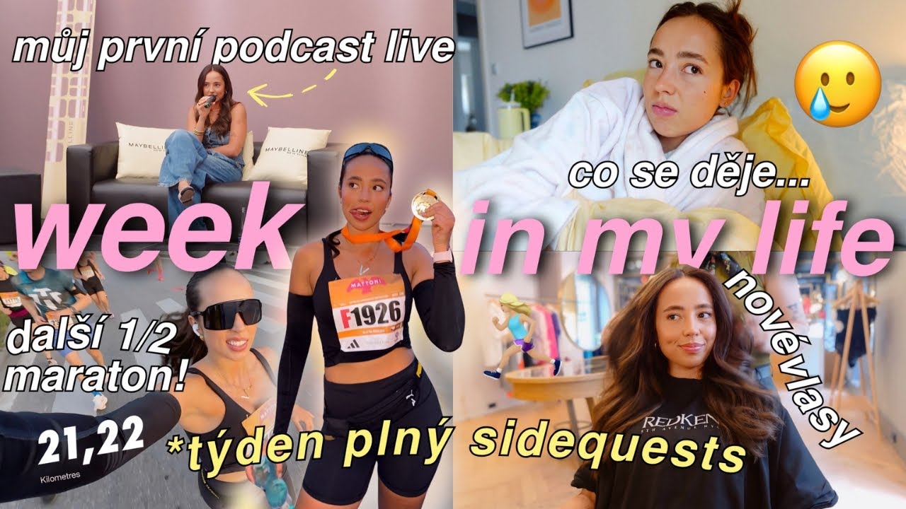 PROČ SI TOHLE DĚL&Aacute;M?! 🥲 | v&yacute;stupy z komfortn&iacute; z&oacute;ny, půlmaraton & co se mi teď děje...