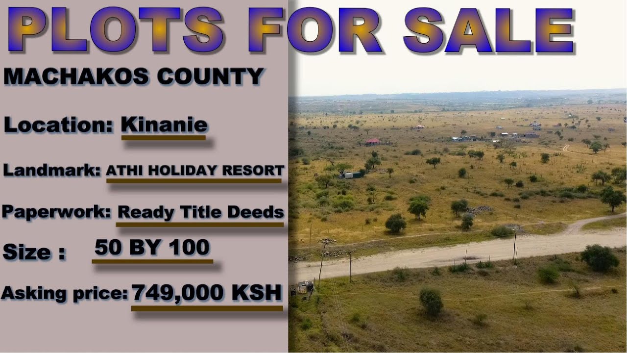 Land For Sale &ndash; Affordable Plots In Athi River 50/10