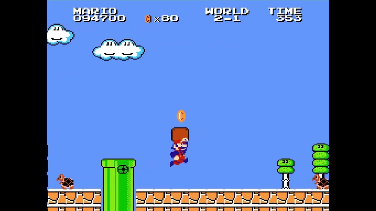 Super Mario Bros ROM Showcase Gameplay Demo
