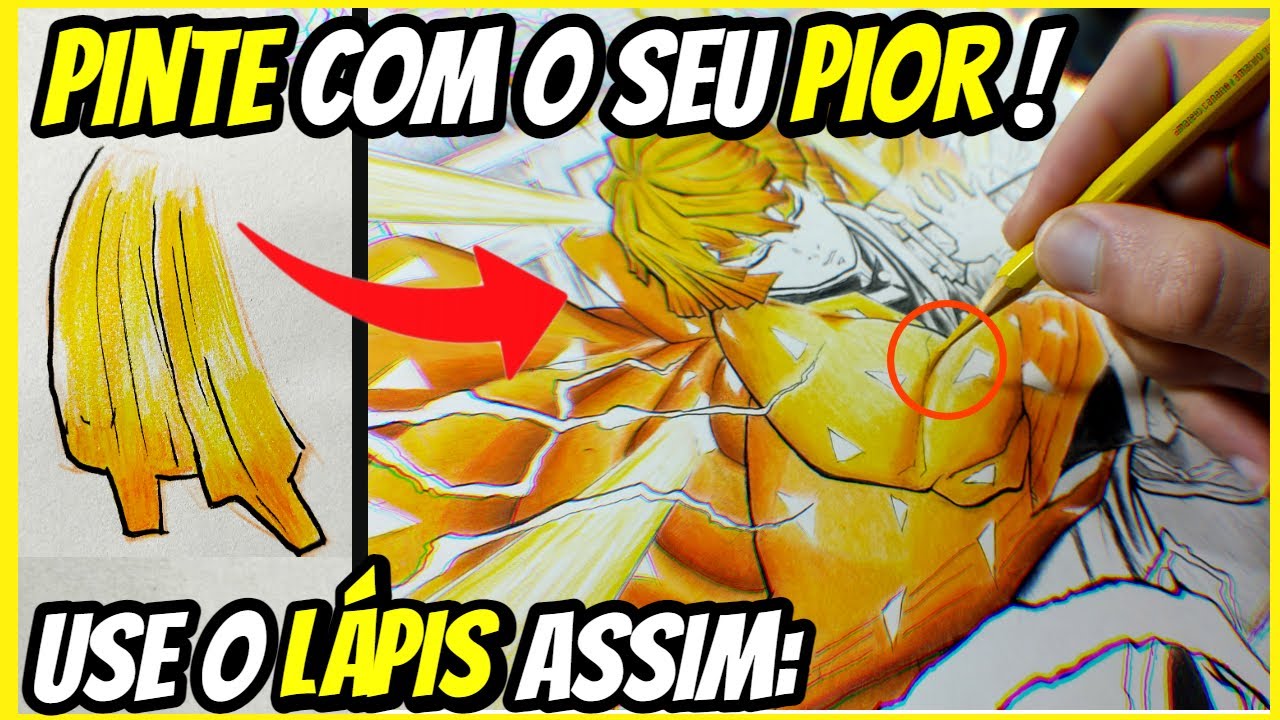 REVELADO! Como PINTAR ANIMES pele, cabelo ( PINTURA HOMOGENEA)