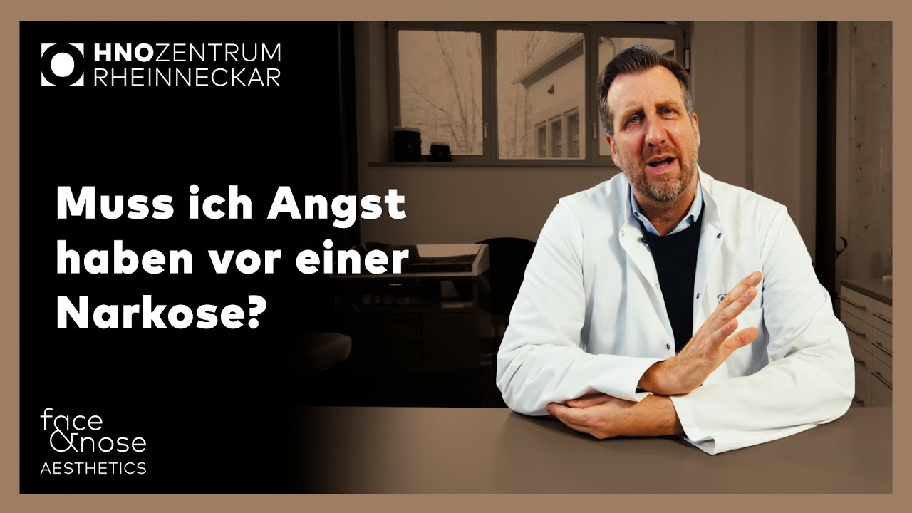 Nasenkorrektur | Frag Prof. Riedel | Muss ich Angst haben vor einer Narkose?