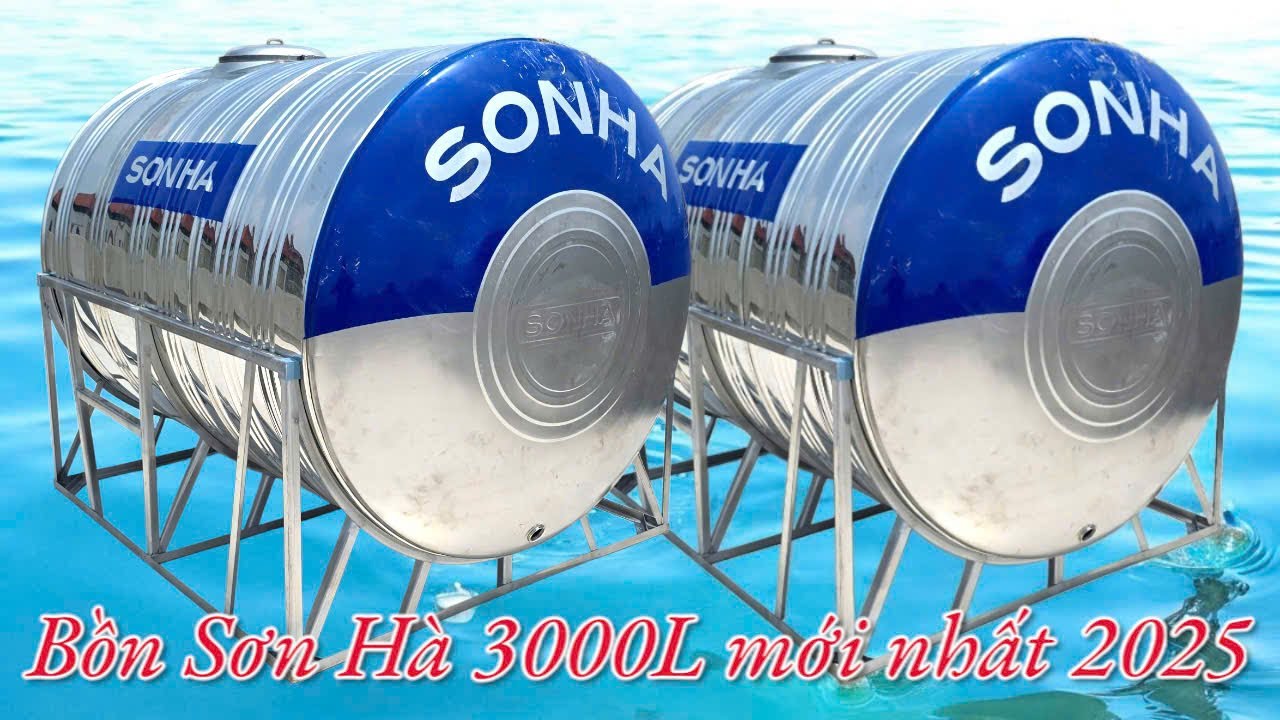 Chi tiết bồn nước Sơn Hà 3000L mới nhất 2025