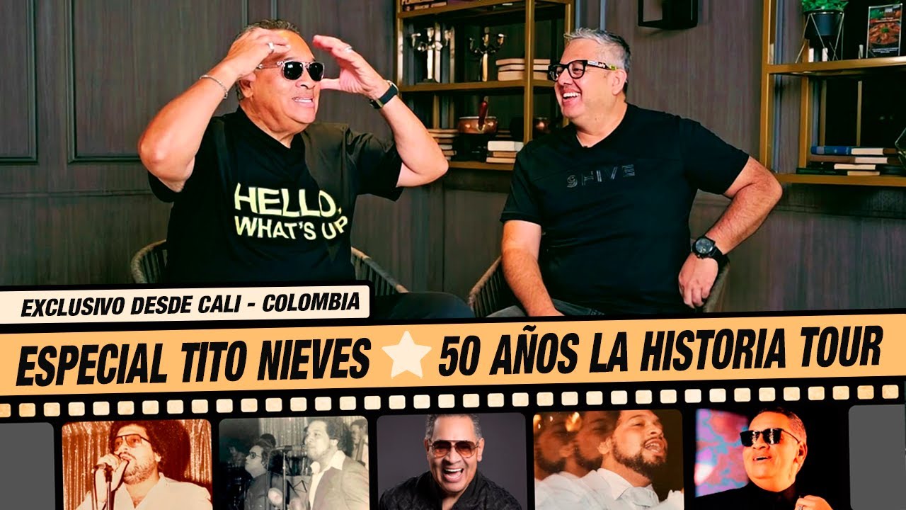 La sorpresa que alegró a TITO NIEVES en Colombia ⭐ Especial: TOUR 50 AÑOS |🎤 JUNIOR ARCOS