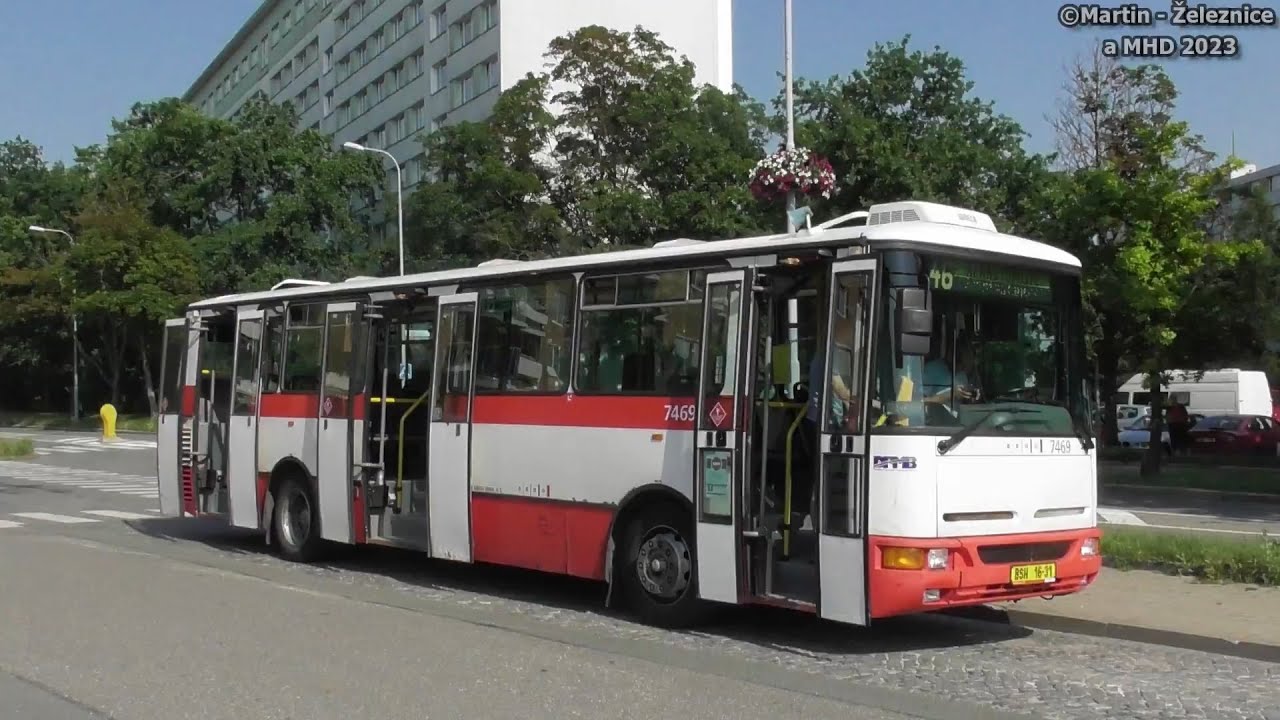 autobus Karosa B931E.1707, ev.č.7469 (BSH 16-31) na lince 46 | DPMB