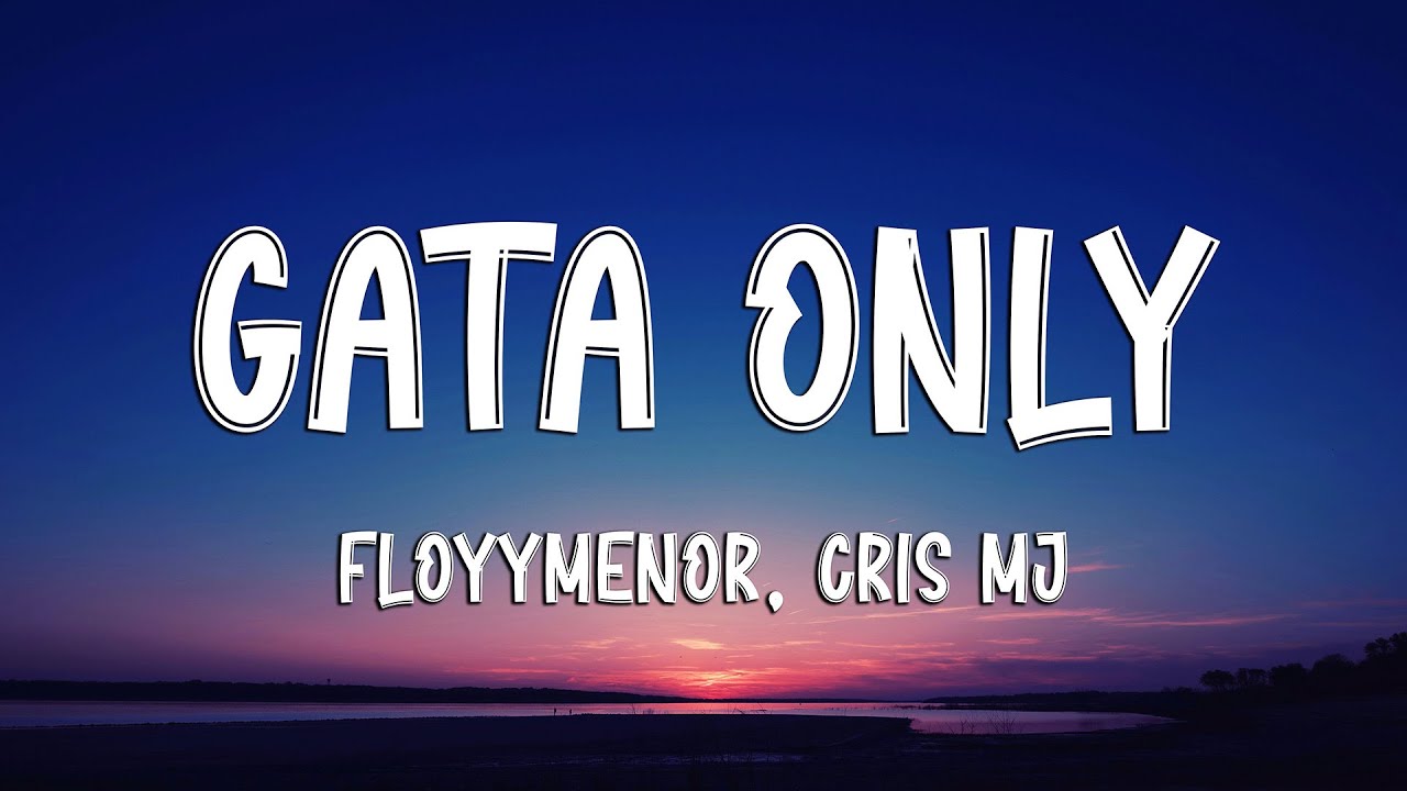 FloyyMenor - GATA ONLY ft. Cris MJ (Letra/Lyrics) (Loop Video)