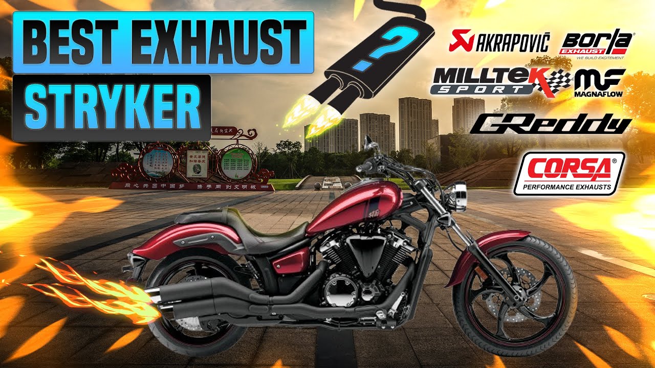 Yamaha Stryker Exhaust Sound🔥Cobra Sport,Freedom Performance,JODO,Vance&Hines,Upgrade