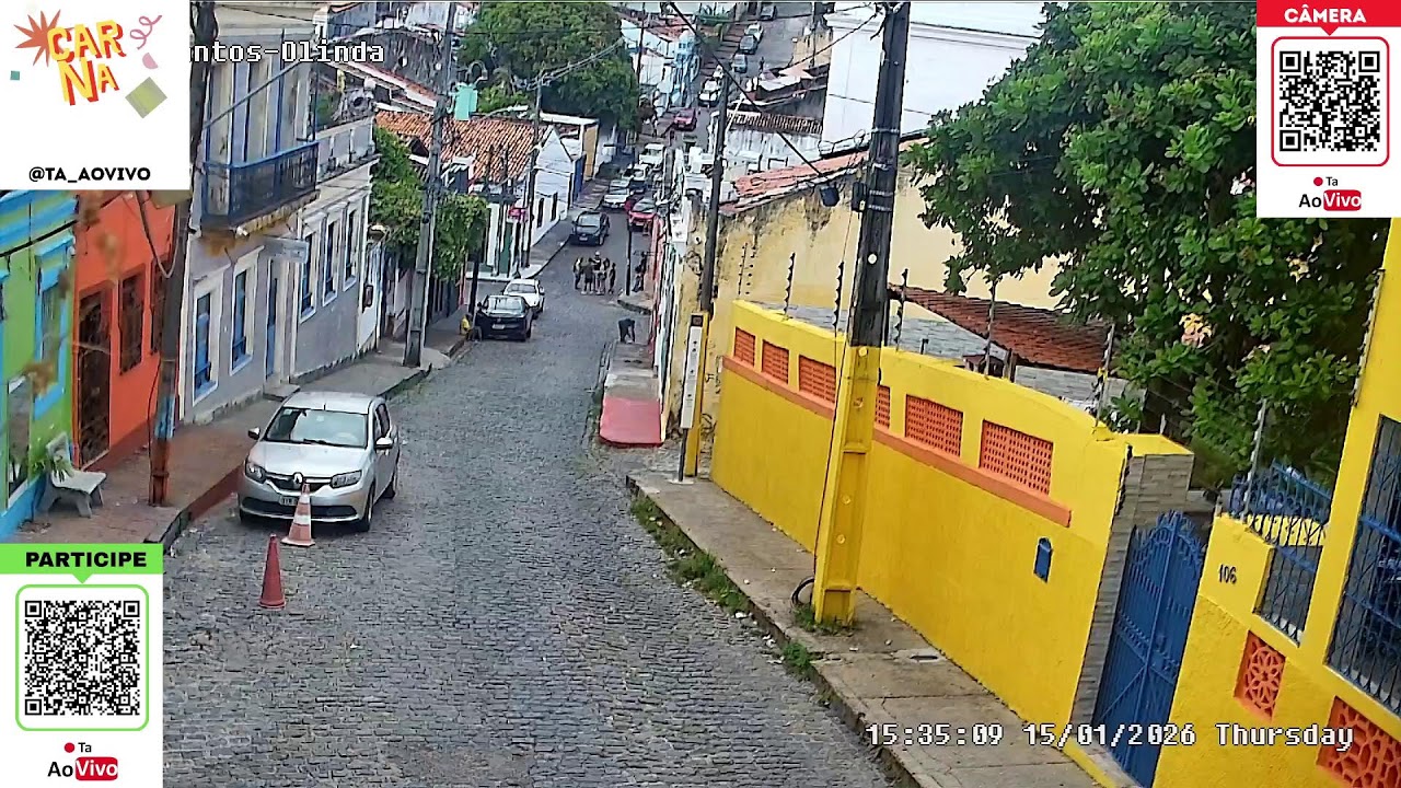 🔴 AO VIVO: 15/01 Olinda (Quatro Cantos) - O Coração Histórico de Pernambuco