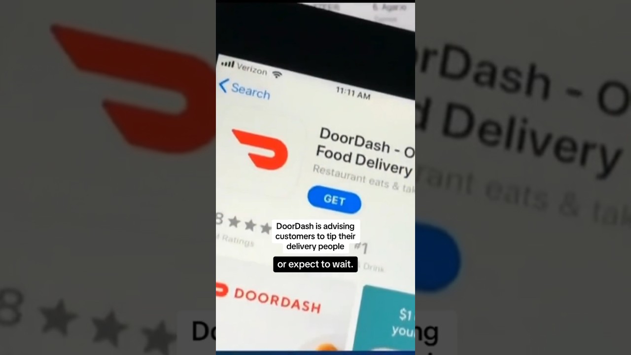 DoorDash issues warning for customers who don't leave tip for delivery drivers 